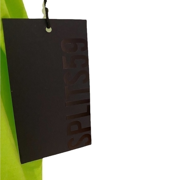 SPLITS59 NWT Neon Green Tank Top - Picture 4 of 4